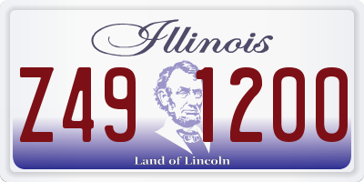 IL license plate Z491200