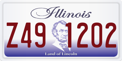 IL license plate Z491202