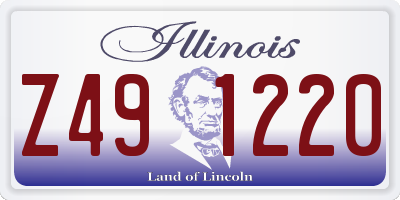 IL license plate Z491220