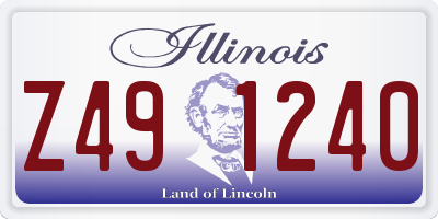IL license plate Z491240