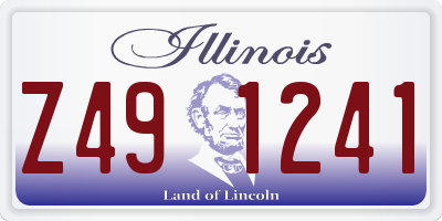 IL license plate Z491241