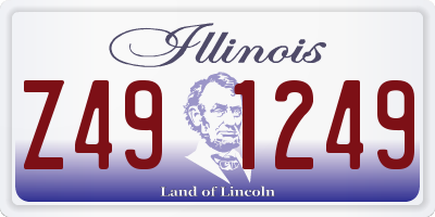 IL license plate Z491249