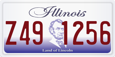 IL license plate Z491256