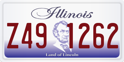 IL license plate Z491262