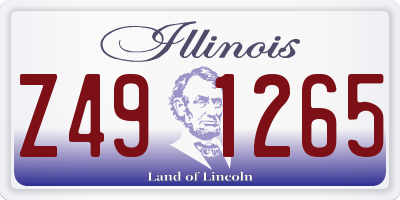 IL license plate Z491265