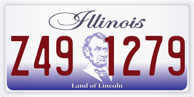 IL license plate Z491279