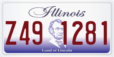 IL license plate Z491281