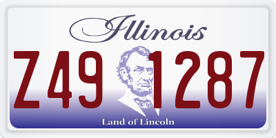 IL license plate Z491287