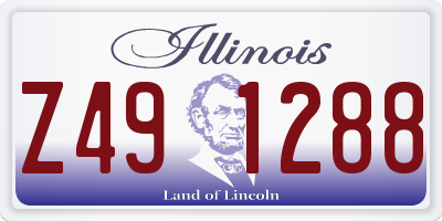 IL license plate Z491288