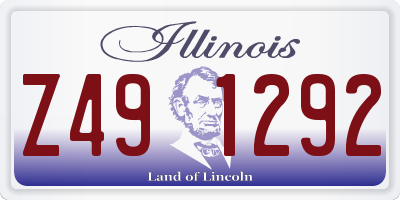 IL license plate Z491292
