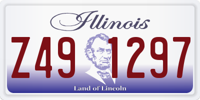 IL license plate Z491297