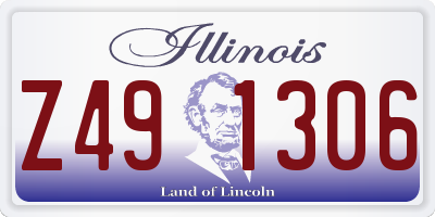 IL license plate Z491306