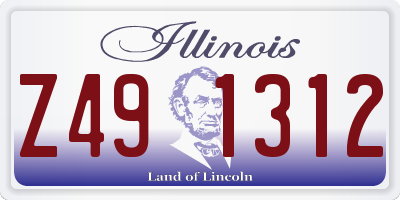 IL license plate Z491312