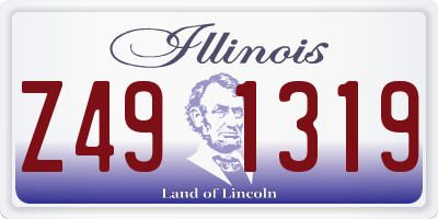 IL license plate Z491319