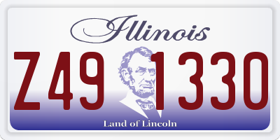 IL license plate Z491330