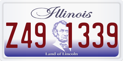 IL license plate Z491339