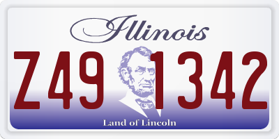 IL license plate Z491342