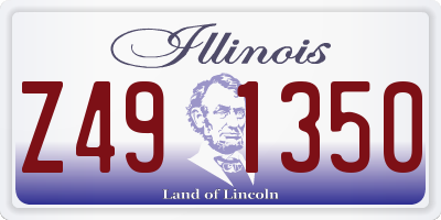 IL license plate Z491350