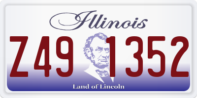 IL license plate Z491352
