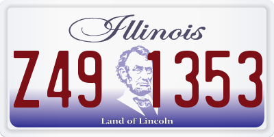 IL license plate Z491353