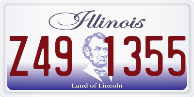 IL license plate Z491355