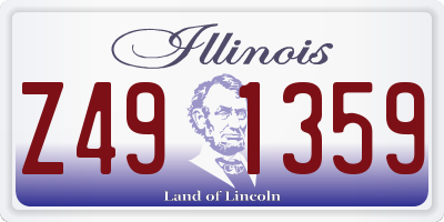 IL license plate Z491359