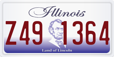 IL license plate Z491364