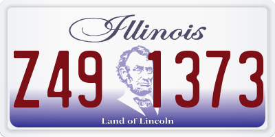 IL license plate Z491373
