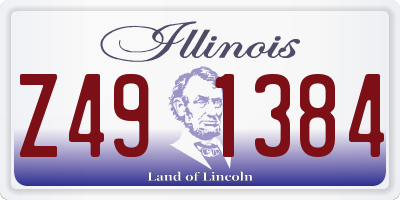 IL license plate Z491384