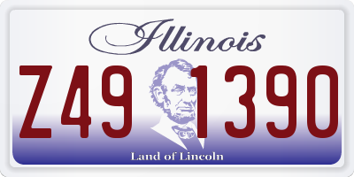 IL license plate Z491390