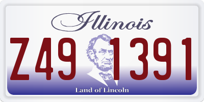 IL license plate Z491391