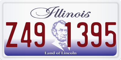 IL license plate Z491395