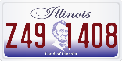 IL license plate Z491408
