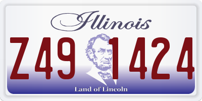 IL license plate Z491424
