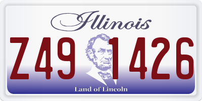 IL license plate Z491426