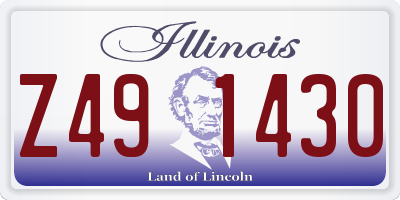 IL license plate Z491430