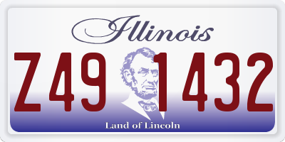 IL license plate Z491432