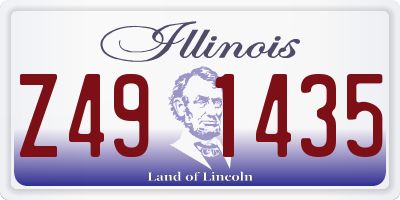 IL license plate Z491435