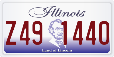 IL license plate Z491440