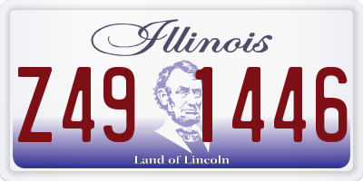 IL license plate Z491446