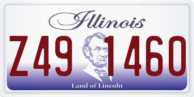 IL license plate Z491460