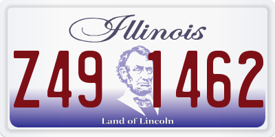 IL license plate Z491462