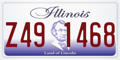 IL license plate Z491468