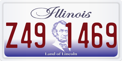 IL license plate Z491469