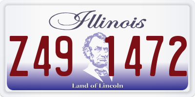 IL license plate Z491472