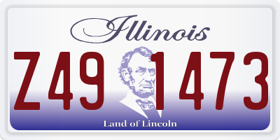 IL license plate Z491473