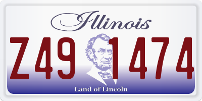 IL license plate Z491474