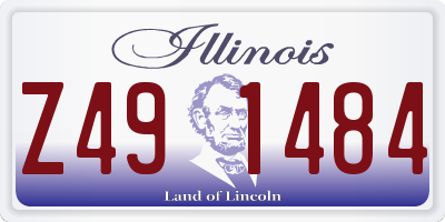 IL license plate Z491484