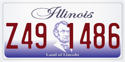 IL license plate Z491486