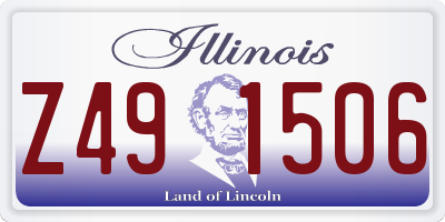 IL license plate Z491506